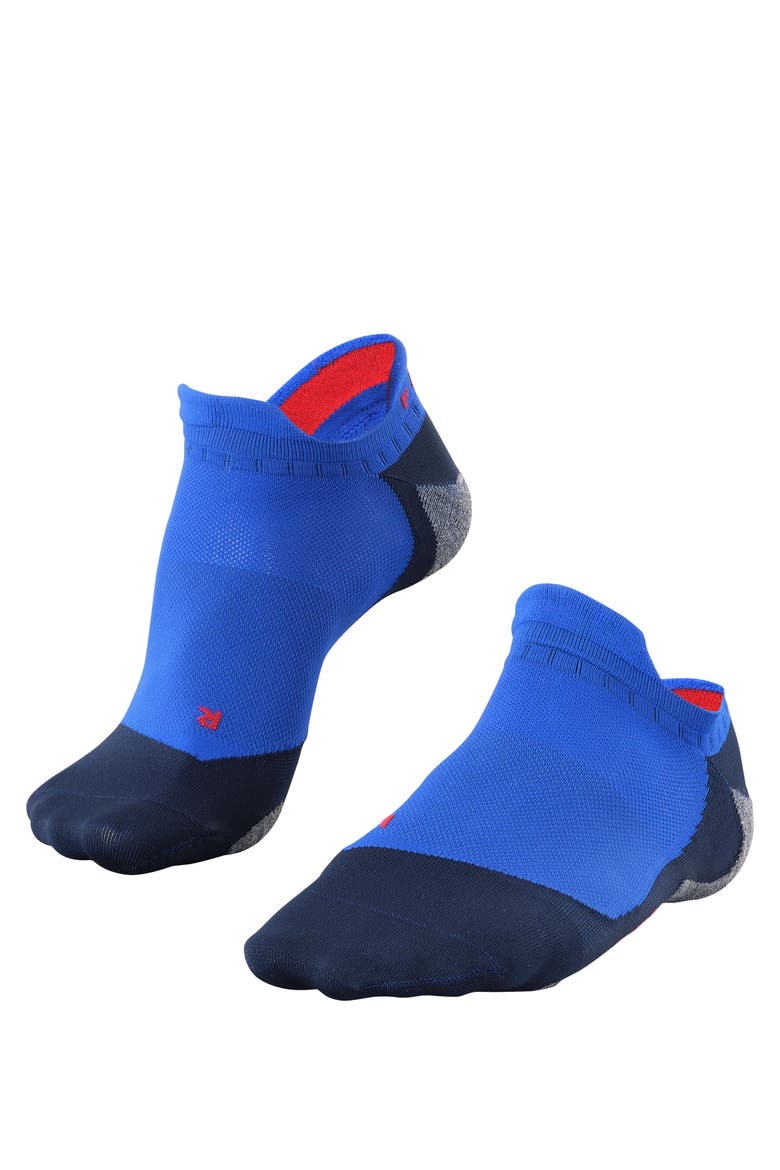 RU5 Race Invisible Running Socks, Main, color, Cobalt