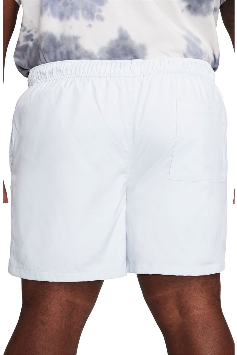 Club Woven Flow Shorts, Alternate, color, 043 PURE PLATINUM/WHITE