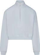 SKIMS Drapey French Terry Half Zip Pullover