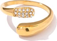 LA MENO Pavé Bypass Ring