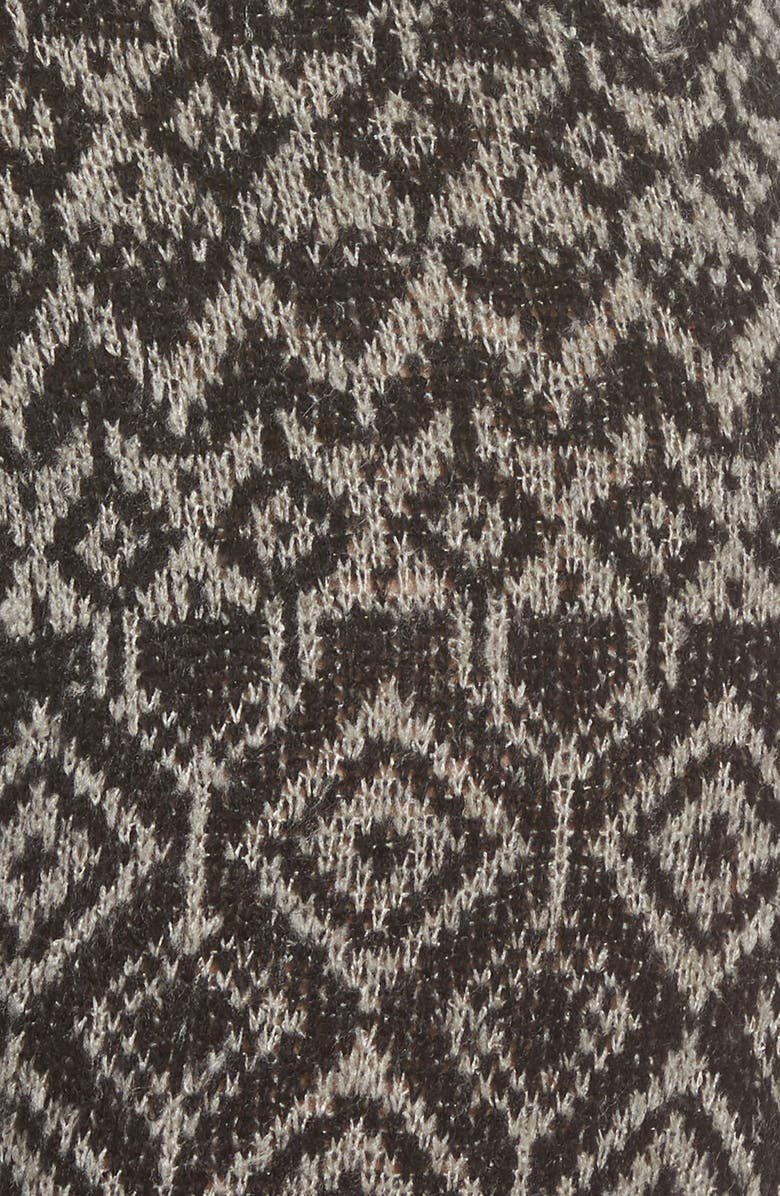 Hue Fair Isle Sweater Leggings, Alternate, color, 