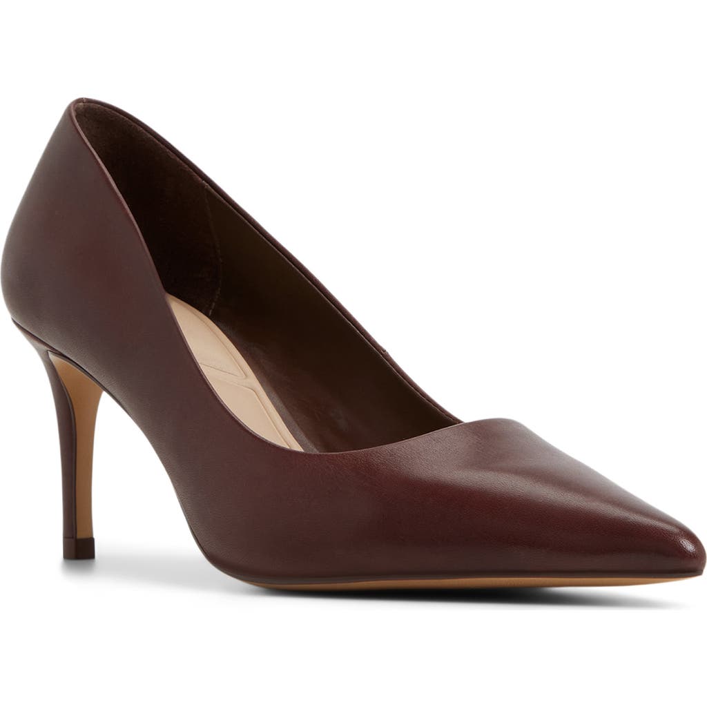Aldo Verone Pointed Toe Pump In Brown