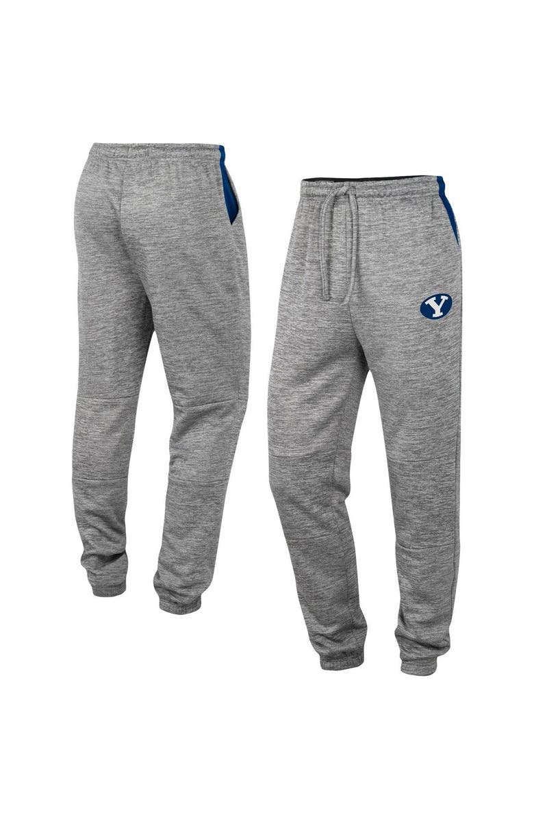 COLOSSEUM Men's Colosseum Gray BYU Cougars Worlds to Conquer Sweatpants, Main, color, 