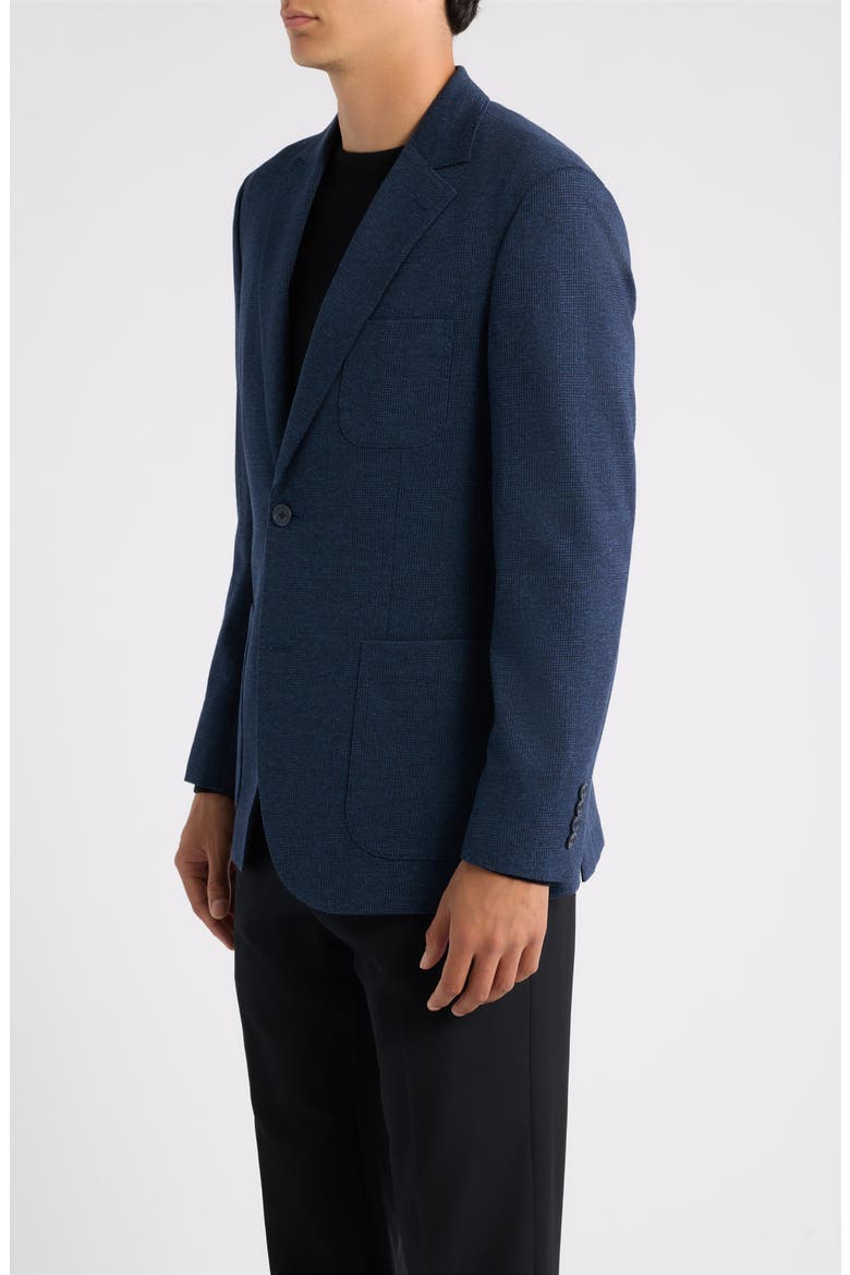 Henrik Shadow Plaid Knit Sport Coat, Alternate, color, BLUE LOWEN SHADOW PLAID