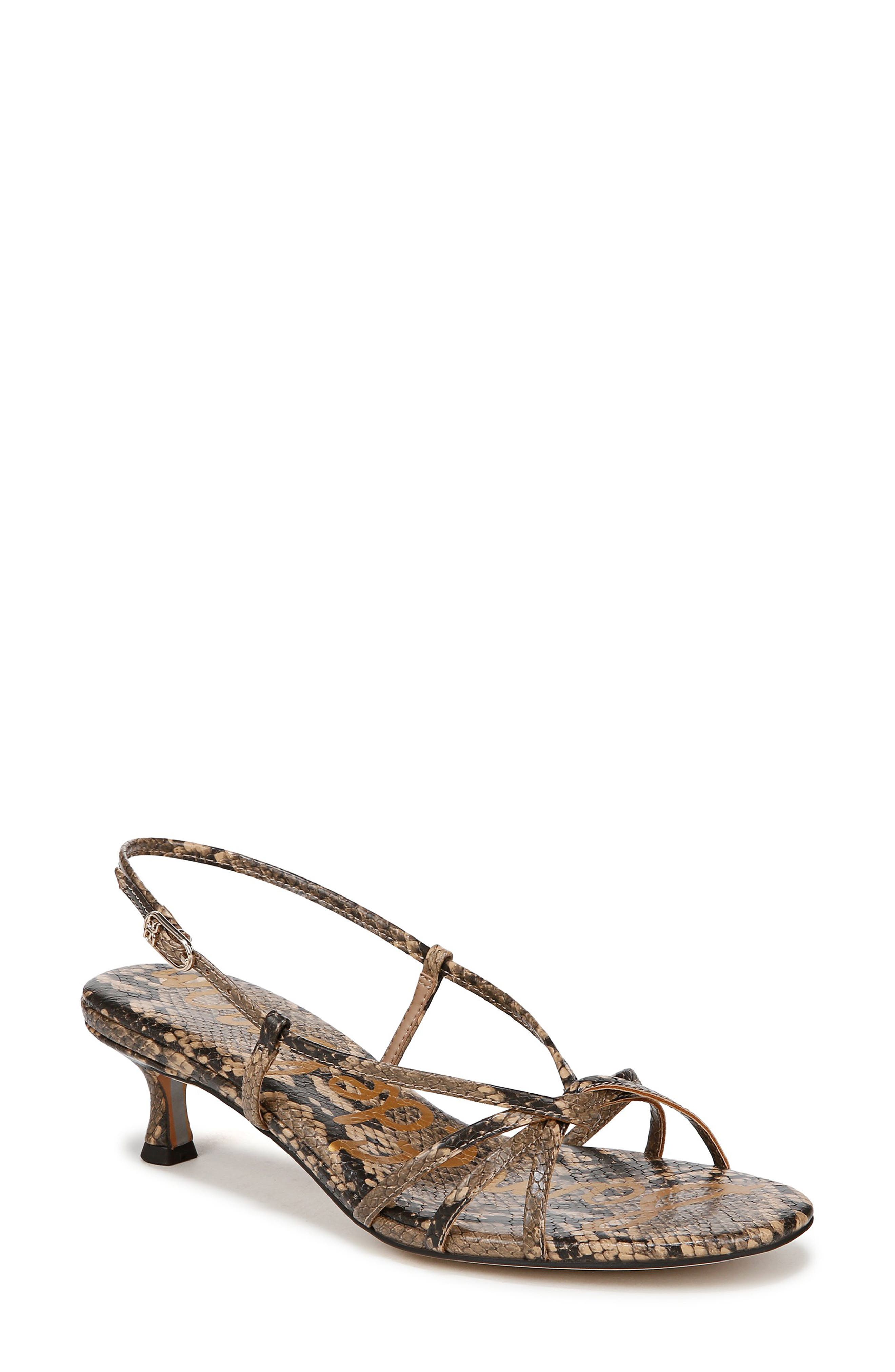 Sam Edelman Cressa Slingback Kitten Heel Sandal, Main, color, Cyprus Tan