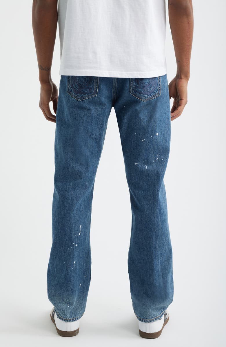 Billionaire Boys Club BB Geo Ripped Embroidered Jeans, Alternate, color, Astra