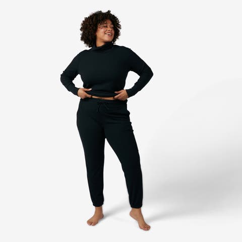 Rib Drawstring Jogger