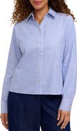 Foxcroft Jodie Stripe Cotton Button-Up Shirt