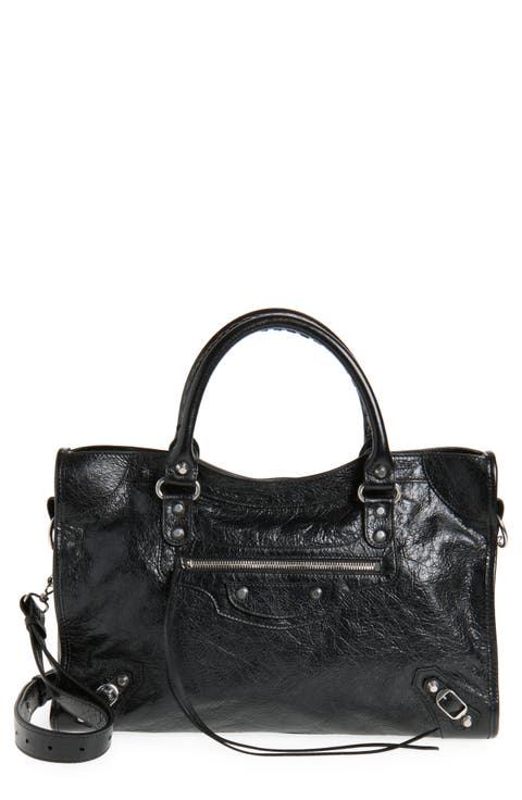 Medium Le City Arena Leather Satchel