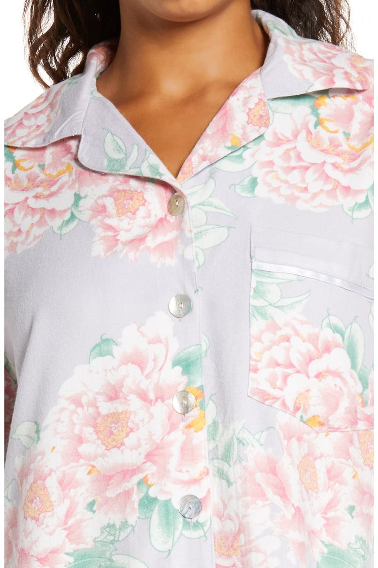 Ava Floral Cozy Pajamas, Alternate, color, LILAC