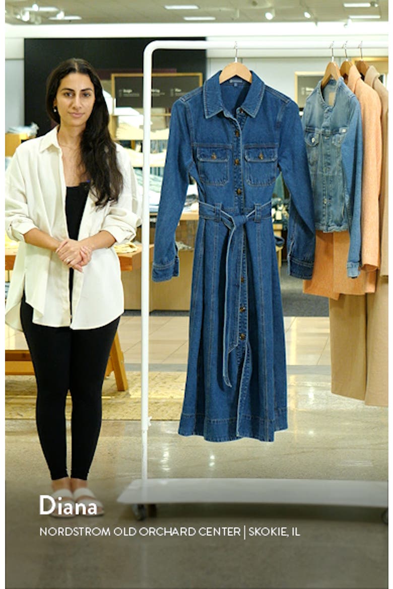 wit and wisdom denim dress Wit & Wisdom - Sleeveless Button Down Denim Dress