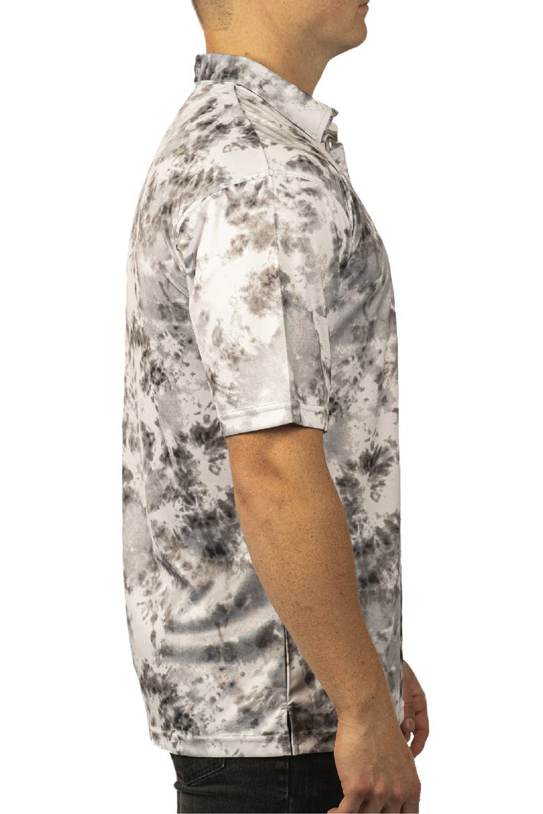 Burn Golf Polo, Alternate, color, WHITE TIE DYE