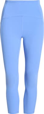 Zella Studio Luxe High Waist Pocket Crop Leggings