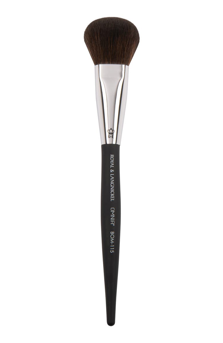 OMNIA Brush Pro Dome Powder Makeup Brush, Main, color, Black