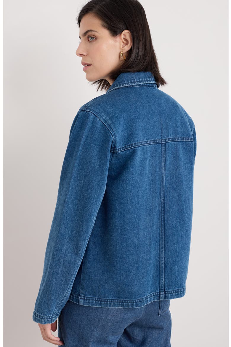 Reading Rocks Denim Jacket, Alternate, color, MID WASH HIGH TWIST