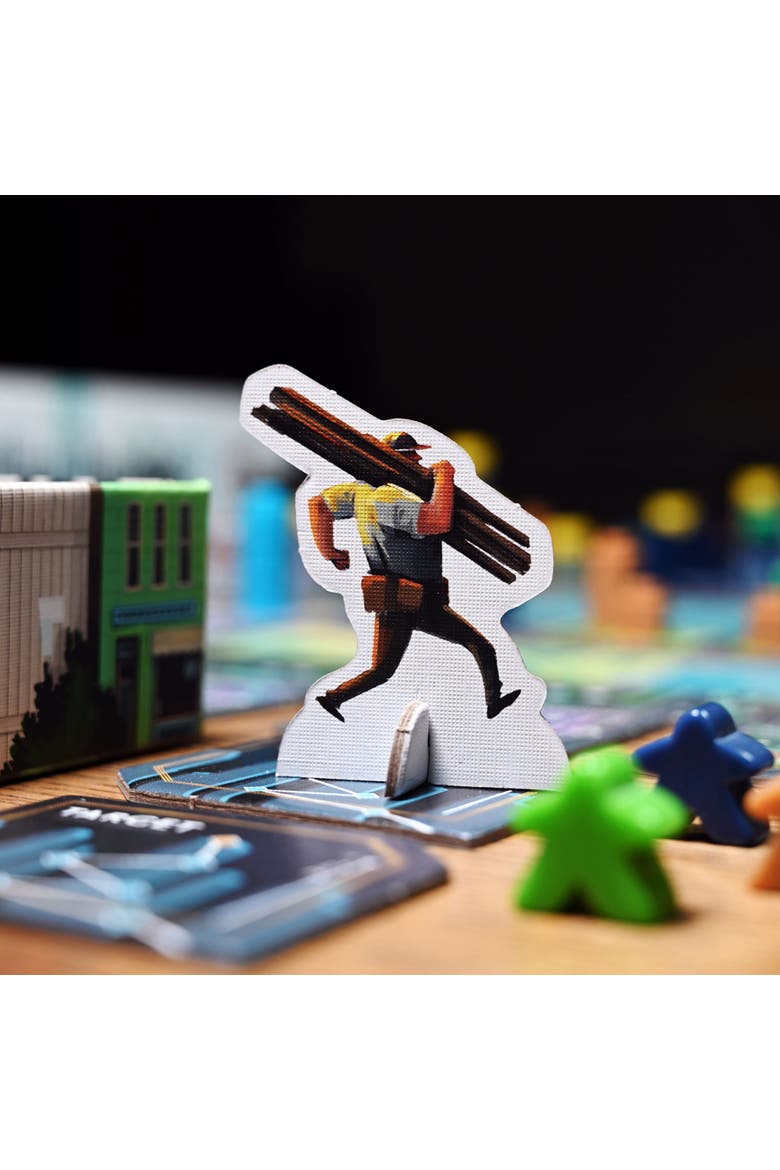 Rolling Heights Construction City Building Board Game, Ages 10+, Alternate, color, Multicolored