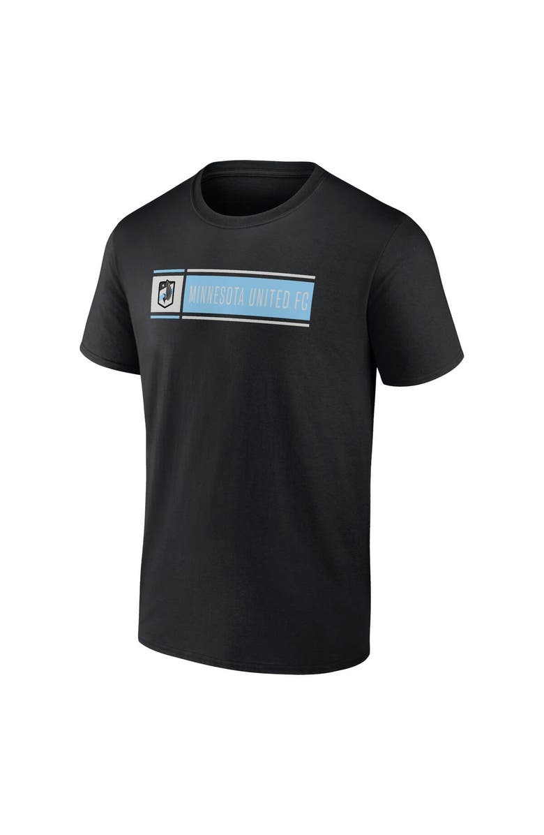 FANATICS Men's Fanatics Branded Black Minnesota United FC Block T-Shirt, Alternate, color, 