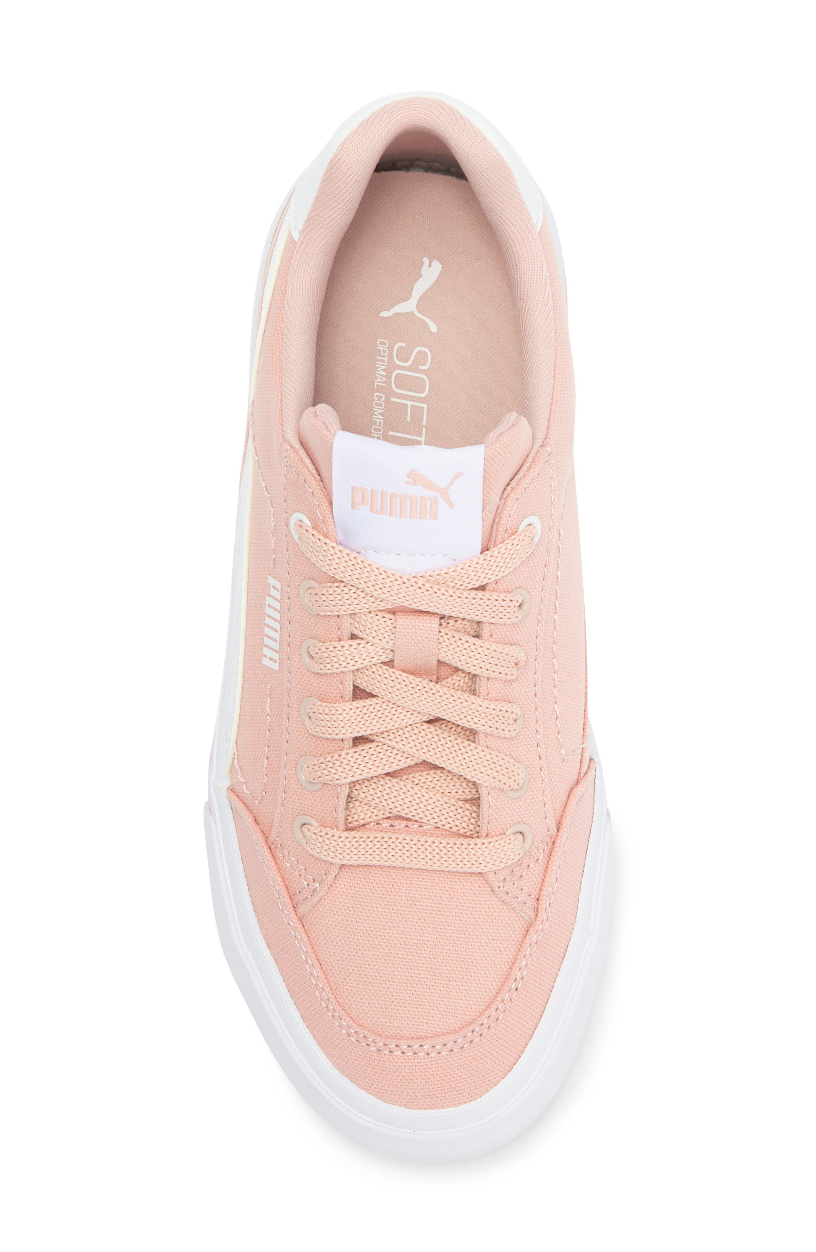 PUMA Court Classic Vulc Sneaker, Alternate, color, Rose Quartz-Puma White