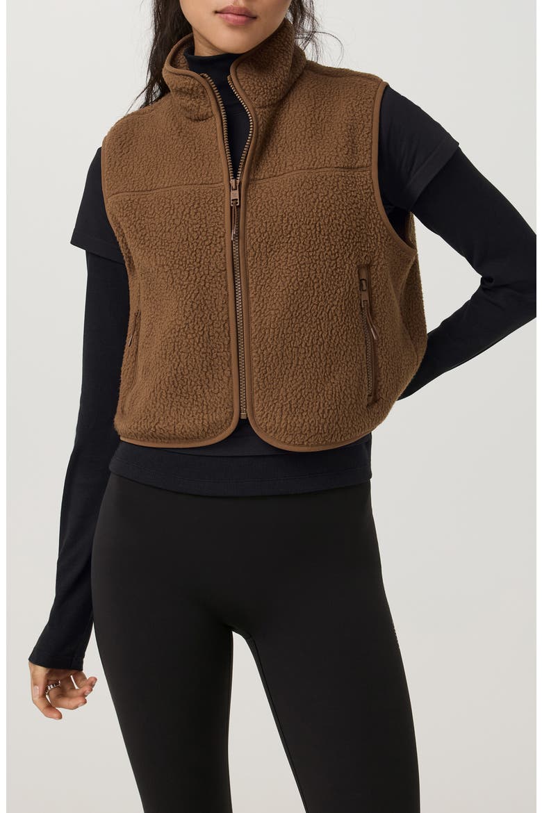Alpine Vest, Main, color, BOURBON
