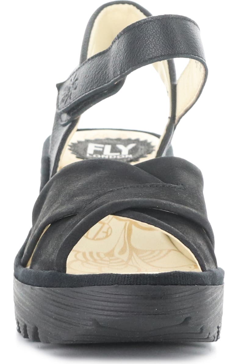 Fly London Yorg Ankle Strap Platform Wedge Sandal, Alternate, color,