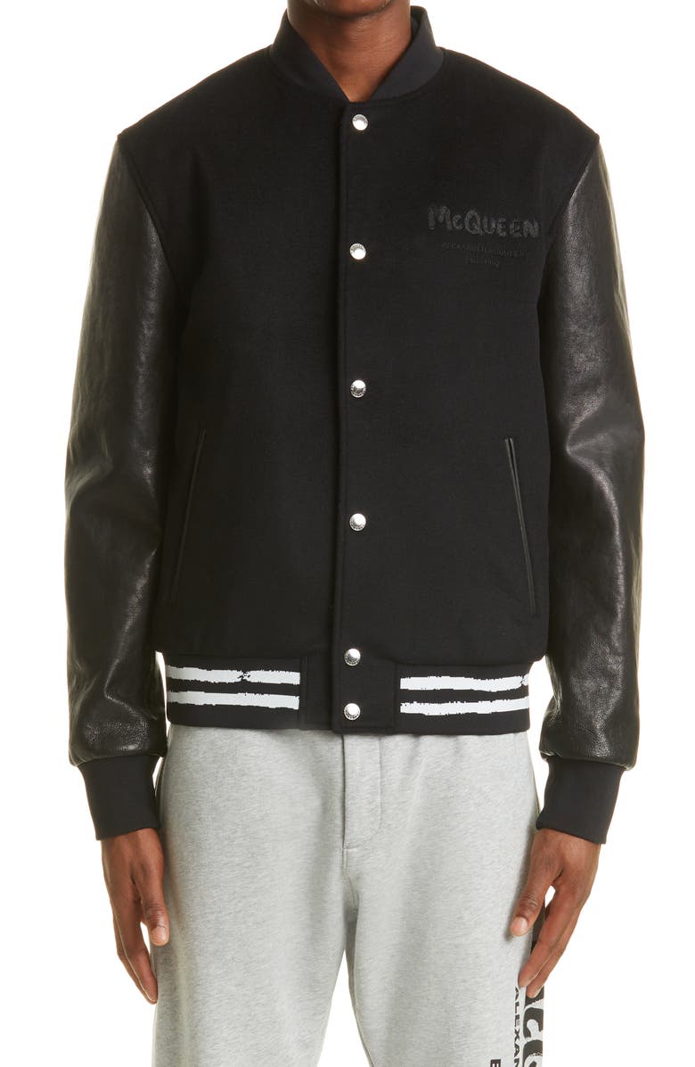 McQueen Alexander McQueen Graffiti Graphic Joggers, Main, color, 