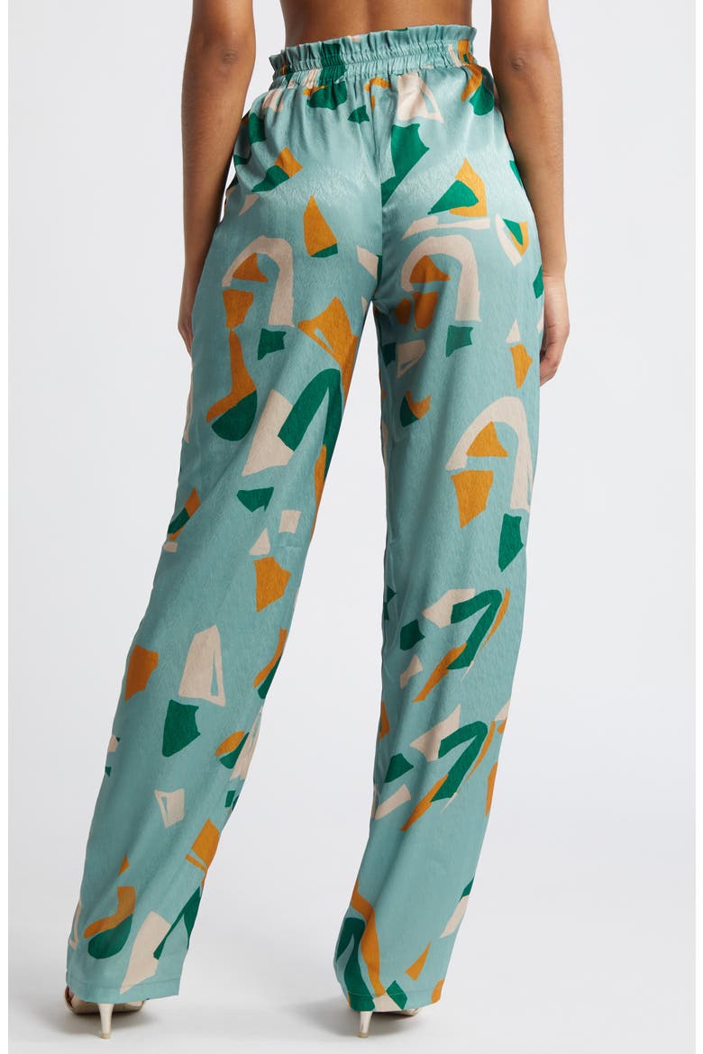 Leer Saly Palazzo Pants, Alternate, color, GREEN