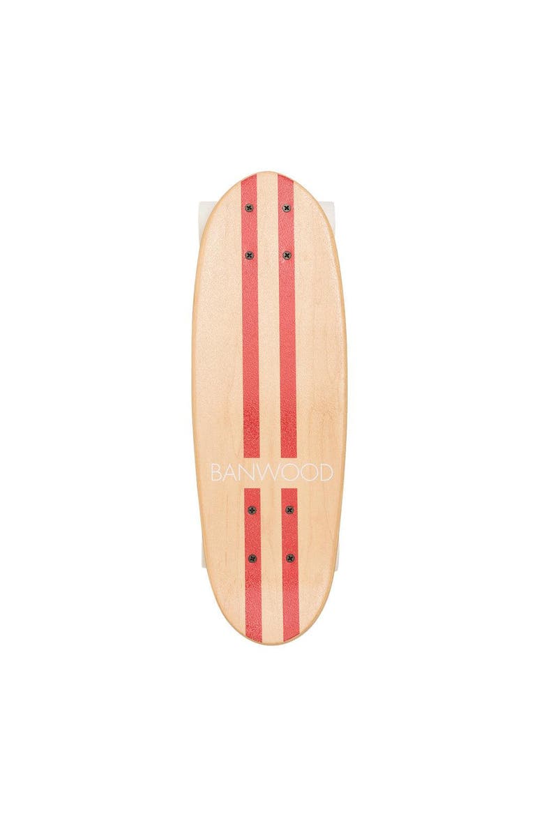Skateboard Canadian Maple Outdoor Skating Kids Balance, Main, color, Red