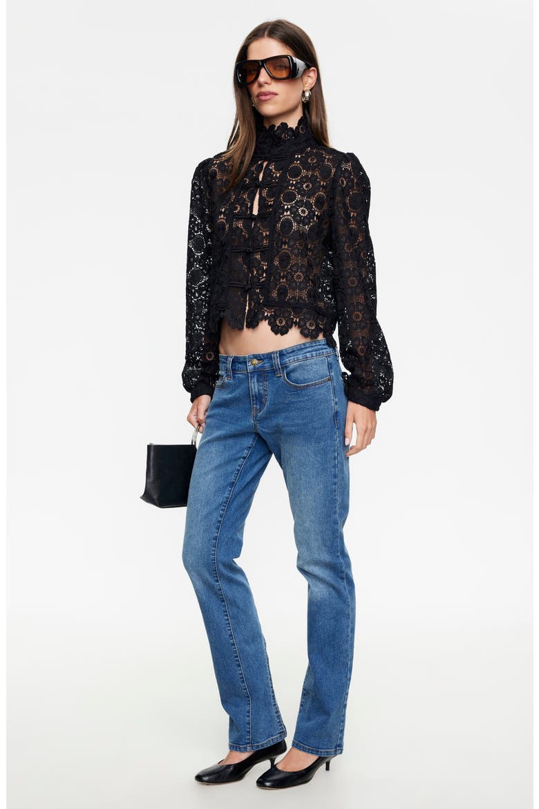 Overtime Lace Top, Alternate, color, NOIR