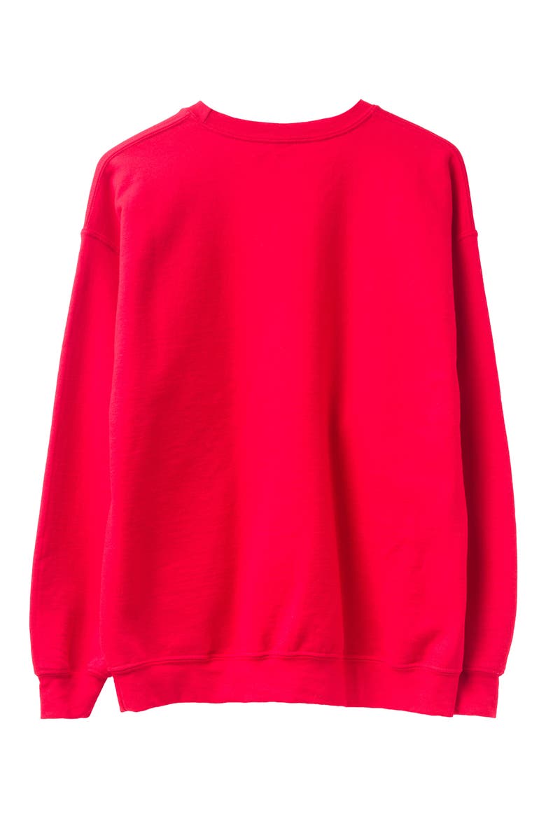San Francisco 49ers Property of Flea Market Crewneck Sweatshirt, Alternate, color, RED