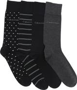 Calvin Klein 4-Pack Dress Crew Socks