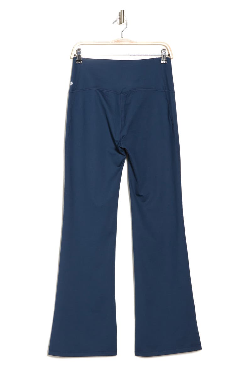 High Waist Daily Booty Flared Leggings, Alternate, color, BLUE INSIGNIA