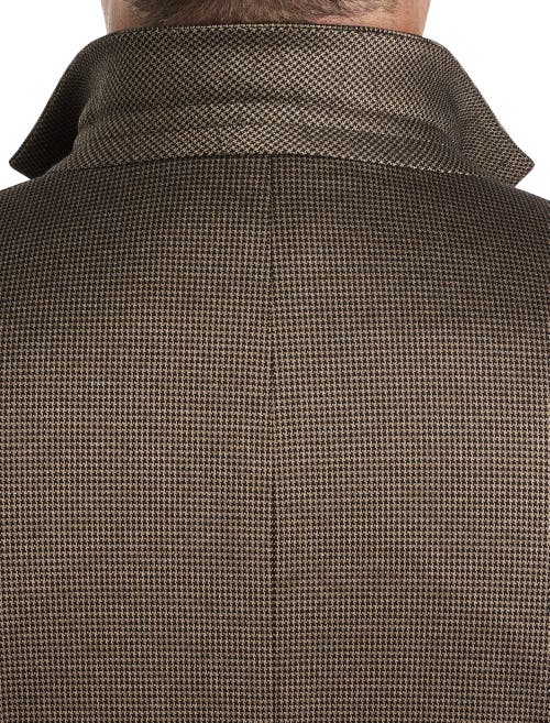 Jv Reflex Houndstooth Sport Coat In Brown
