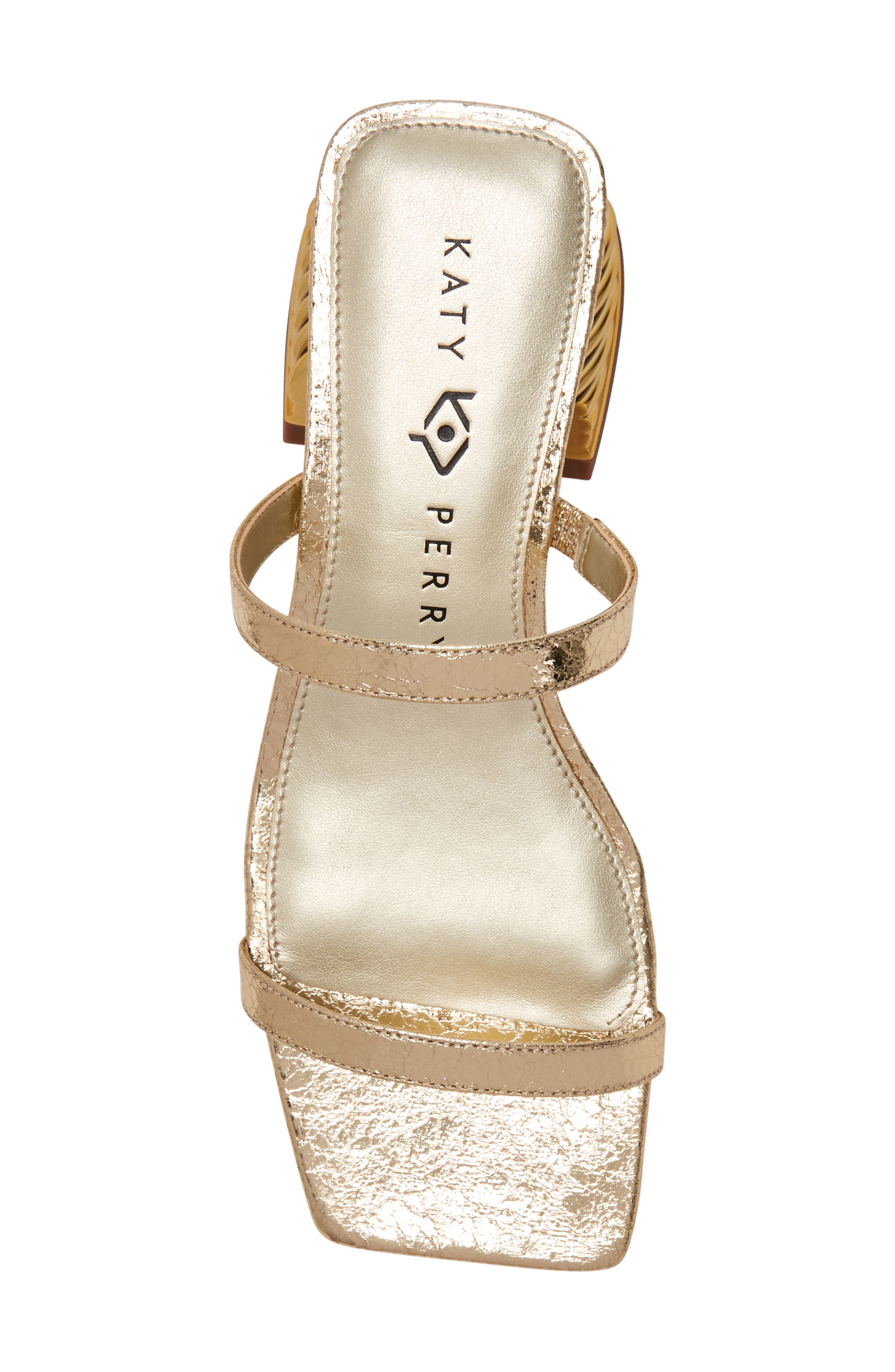 The Framing Slide Sandal, Alternate, color, GOLD