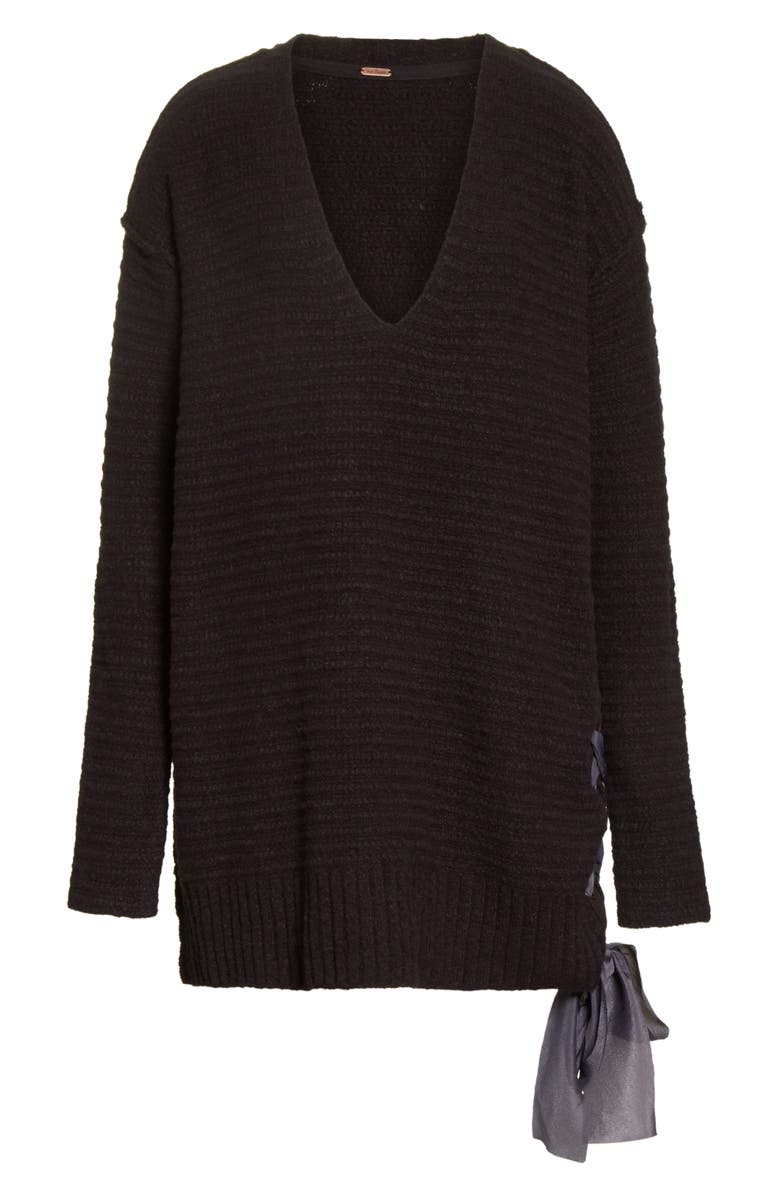 Free People Heart It Laces Sweater, Alternate, color,