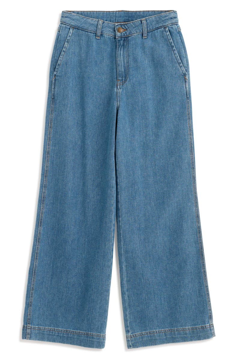 Seasalt Cornwall Sennen Cove Wide Leg Jeans, Alternate, color,