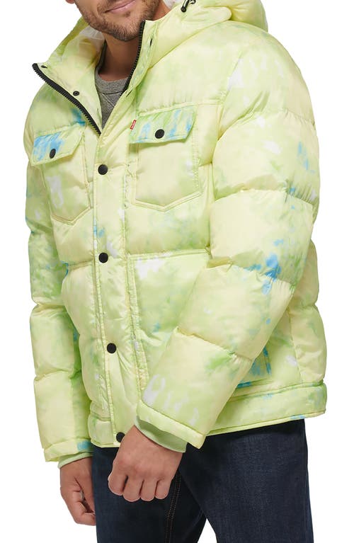 Levi's® Water Resistant Quilted Jacket In Green