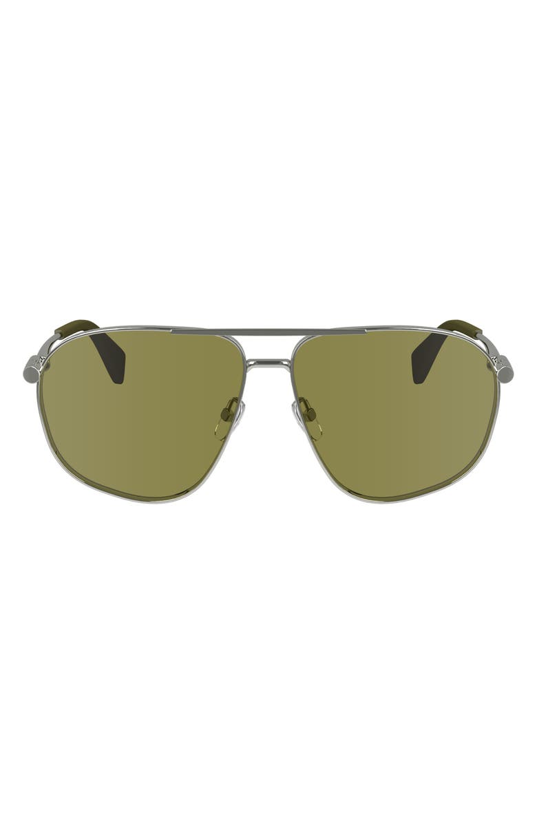 Lanvin 59mm Sequence Aviator Sunglasses, Main, color,