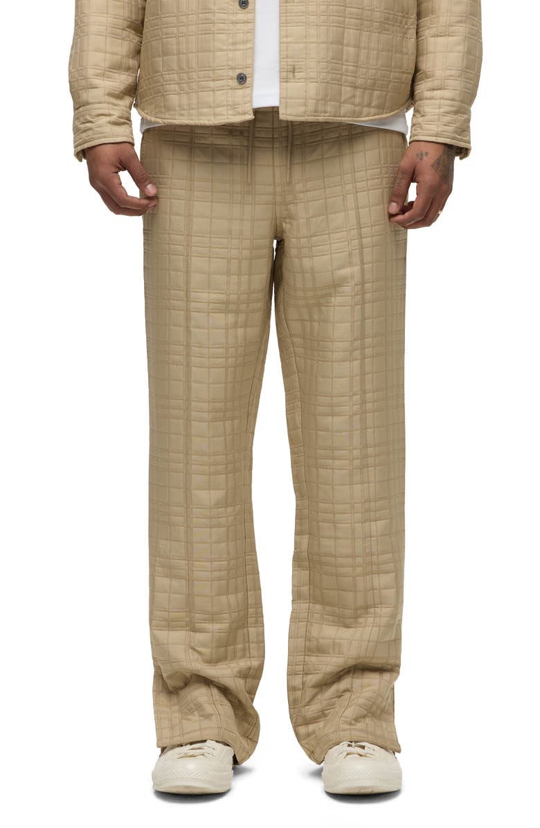Hudson Jeans Textured Cotton Pants, Main, color, 