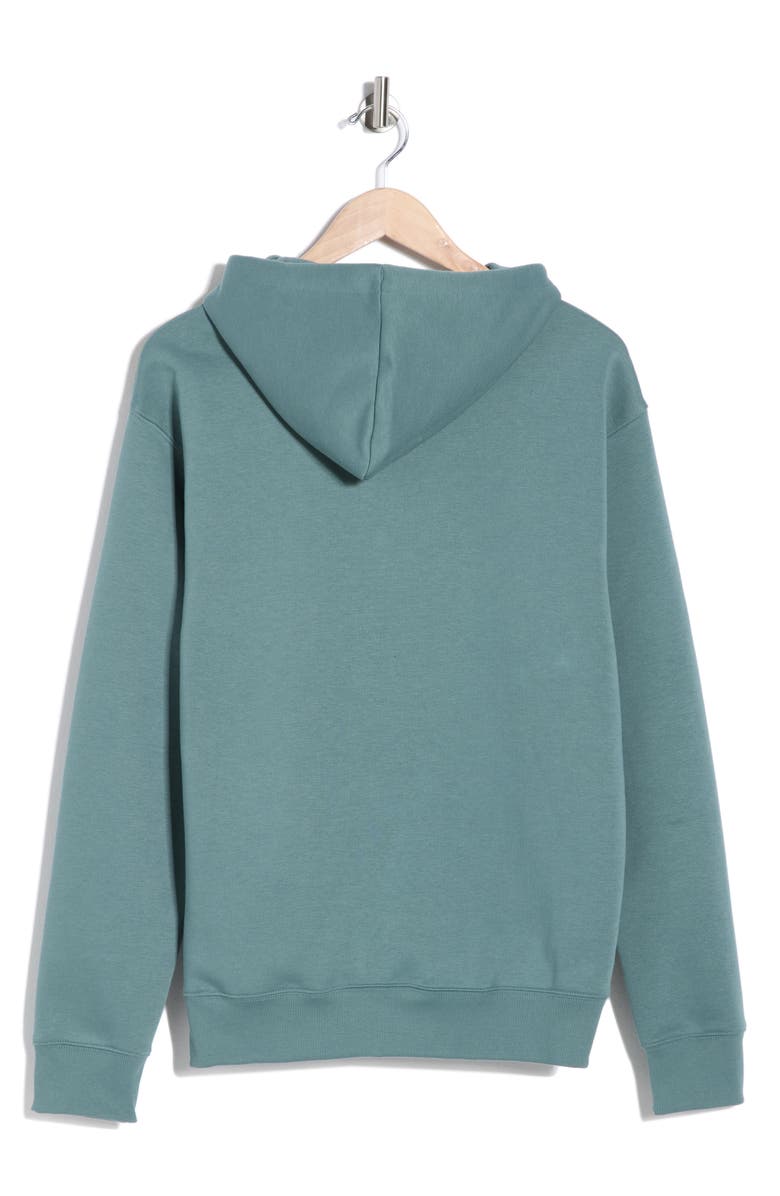 New Balance Sport Essentials Relaxed Fit Fleece Pullover Hoodie, Alternate, color, New Spruce