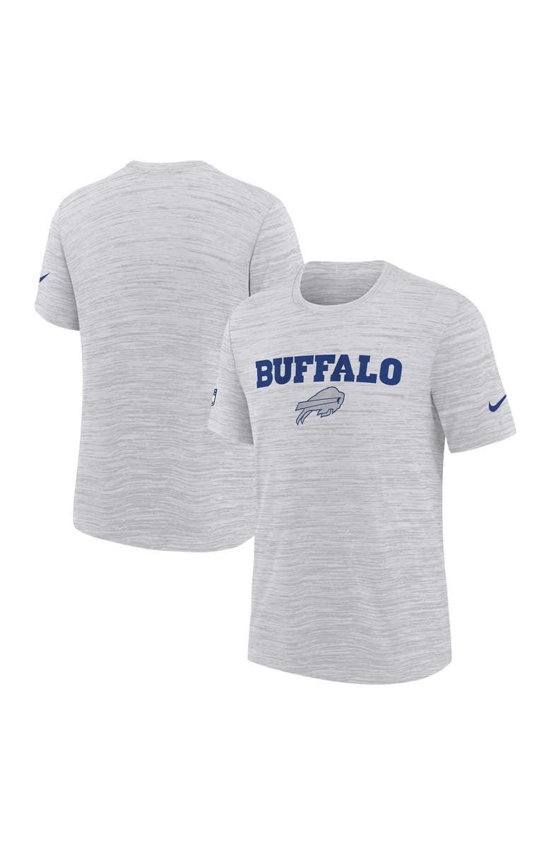 Nike Youth Nike White Buffalo Bills 2025 Rivalries Collection Sideline Velocity Dri-FIT T-Shirt, Main, color, White