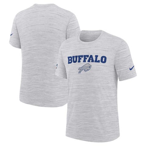Youth Nike White Buffalo Bills 2025 Rivalries Collection Sideline Velocity Dri-FIT T-Shirt