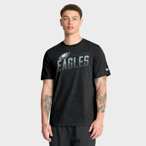 Men's Nike Heather Black Philadelphia Eagles Believe The Game Tri-Blend T-Shirt