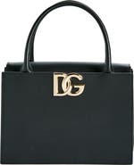 Dolce&Gabbana 3.5 Logo Leather Top Handle Bag