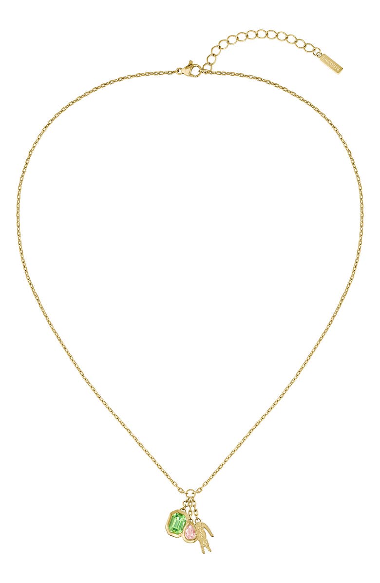 Lacoste Deva Charm Necklace, Main, color, 