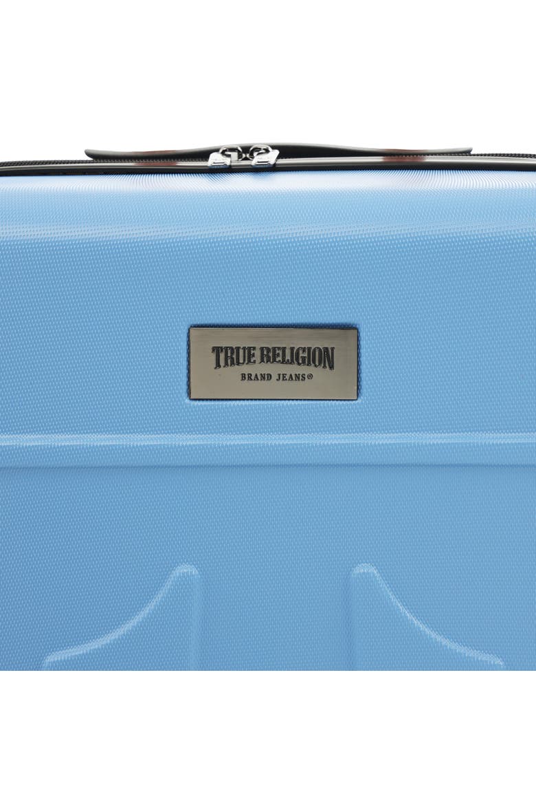Molded U 26.5" Expandable Hardside Spinner Luggage, Alternate, color, BLUE