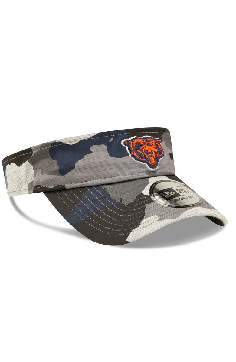 New Era Men's New Era Camo Chicago Bears 2022 NFL Training Camp Official Mascot Adjustable Visor, Alternate, color,