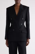 Givenchy Double Breasted Wool Tuxedo Jacket