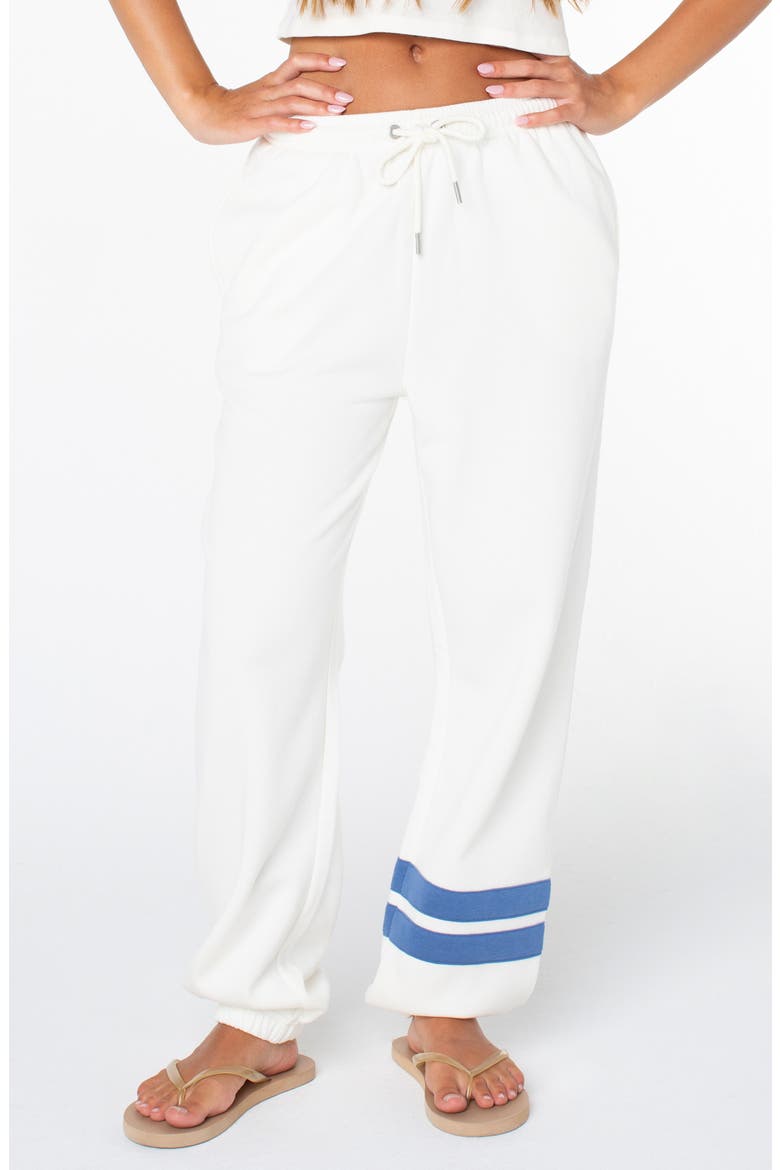 Sunset Stripe Sweatpants, Main, color, CLOUD DANCER