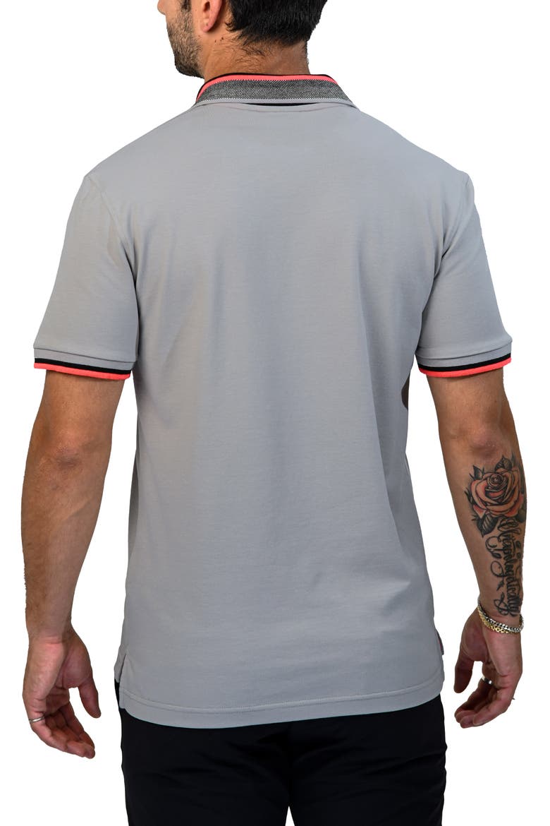 Tippatch46 Piqué Polo, Alternate, color, GREY