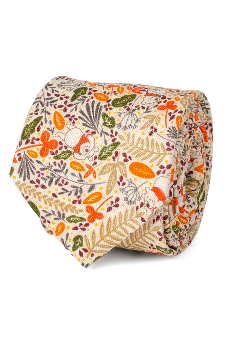 Cufflinks, Inc. x Disney Winnie the Pooh Linen Tie, Alternate, color, Tan